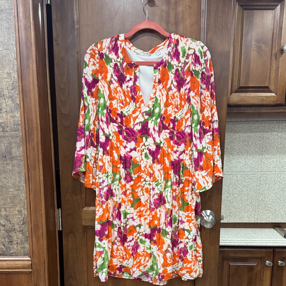 Vibrant Floral Dress Sunny Leigh small